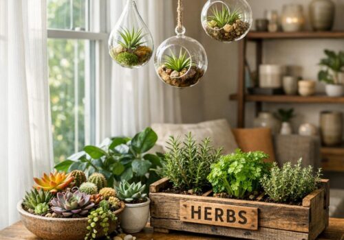 Mini-Garten drinnen: Kreative Ideen für begrenzten Platz