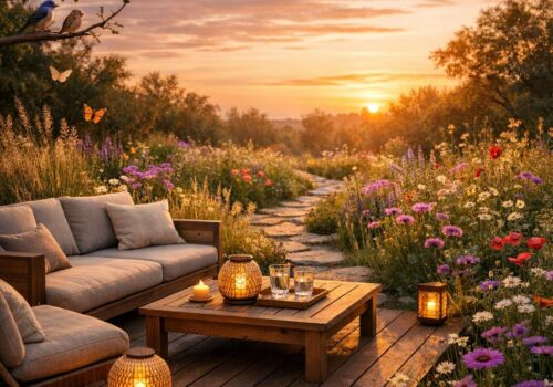 Terrasse und Garten harmonisch miteinander verbinden